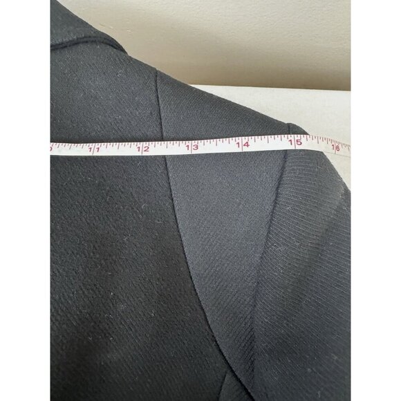 Banana Republic Steampunk Cropped Black 4 Coat Brass Cutaway Gothic Military Fit - Picture 14 of 16